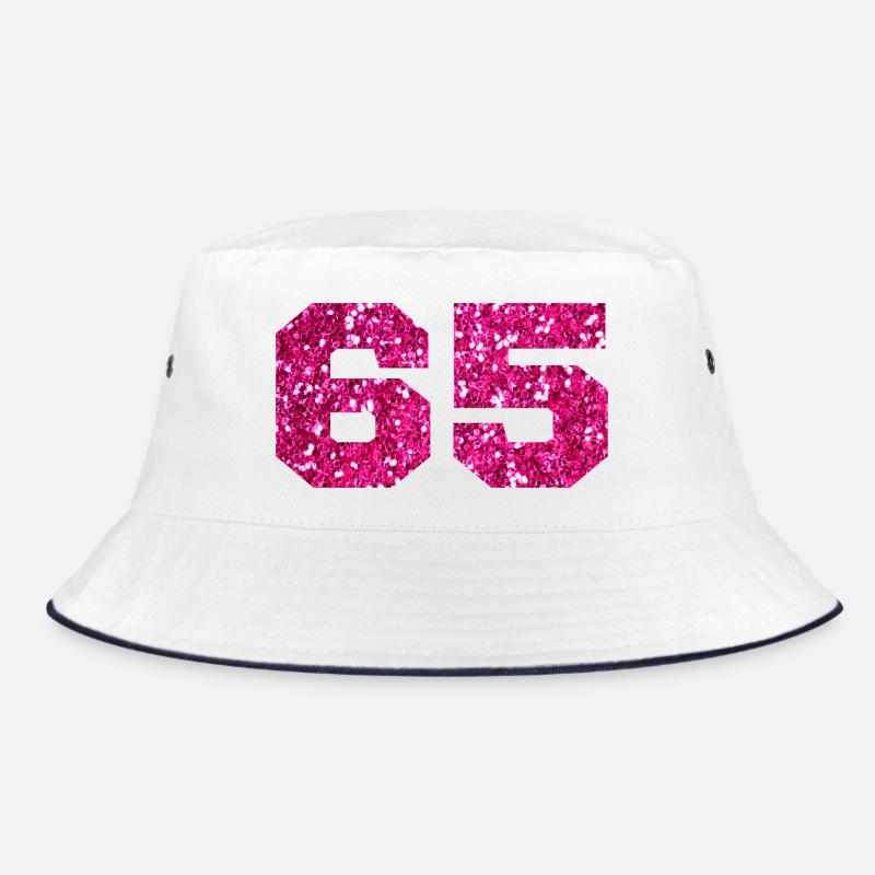Numéro 65 paillettes rose - 65e anniversaire Bob