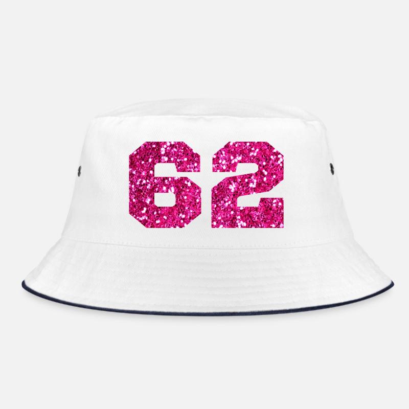 Nummer 62 Pink Glitter - 62. Geburtstag Bucket Hat