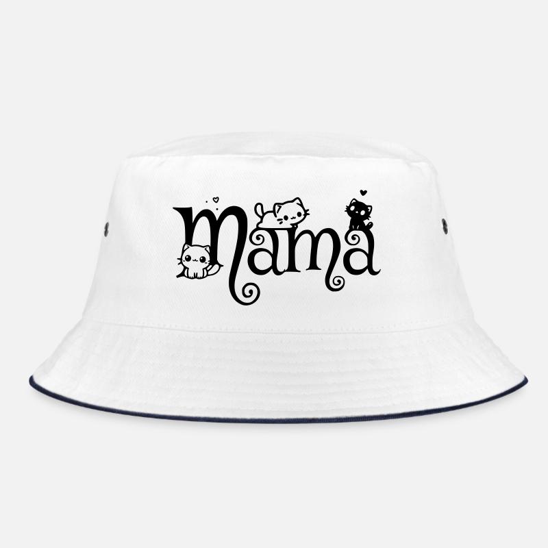 Mama Katzenmama Kätzchen Bucket Hat