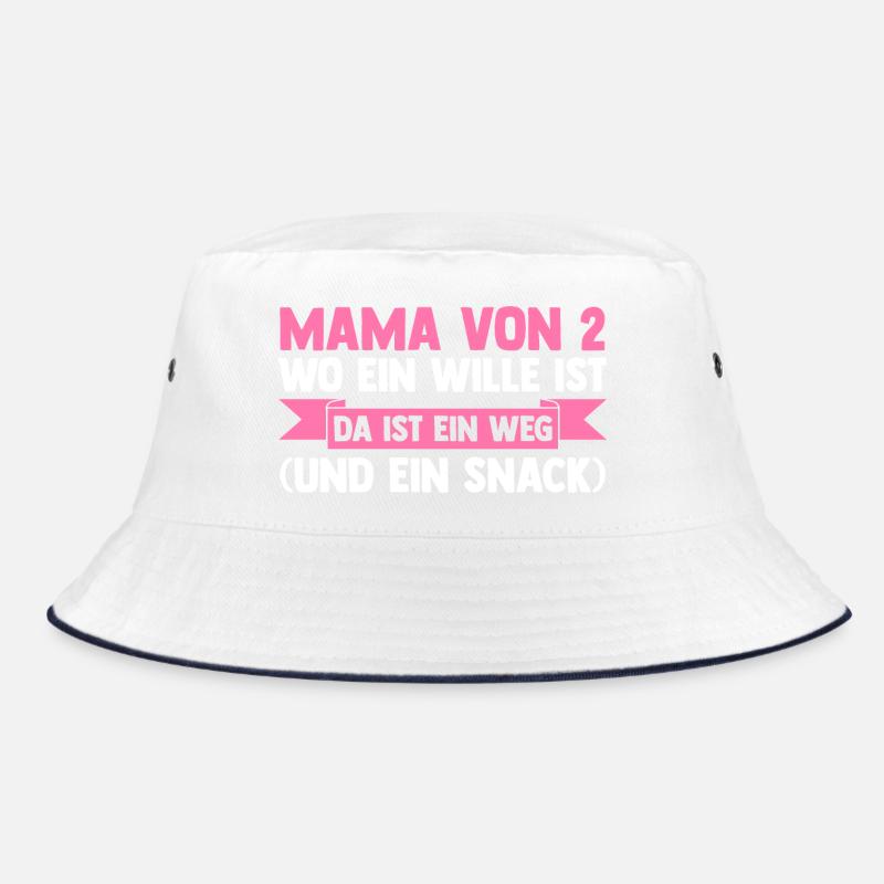 Mama Von 2 Kindern Bucket Hat