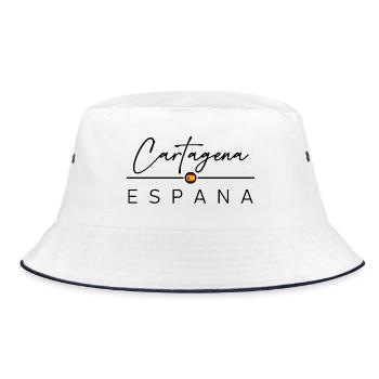 Spain - Cartagena - Spain - España - Bucket Hat - white/navy - Front