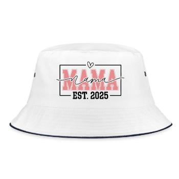 Cute Mama Est. 2025 New Mom Mother's Day Gift - Bob - blanc/marine - Devant