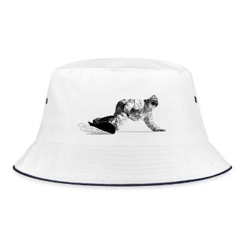 Freerider Snowboarder - Bob - blanc/marine - Devant