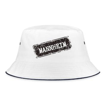 Conception du logo de la ville de Mannheim - Bob - blanc/marine - Devant