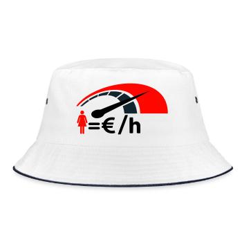 Expense counter - Bucket Hat - white/navy - Front