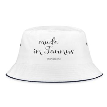 made in Taunus - Bucket Hat - white/navy - Front
