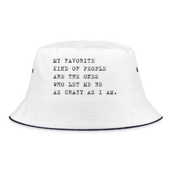 My Kind of People préféré – Citation drôle et folle - Bob - blanc/marine - Devant