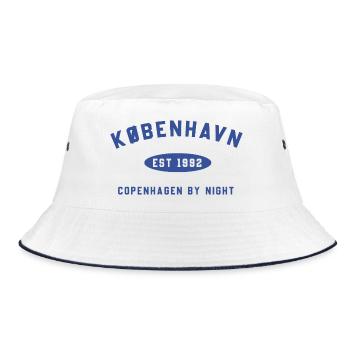 Copenhagen Forever - Bucket Hat - white/navy - Front