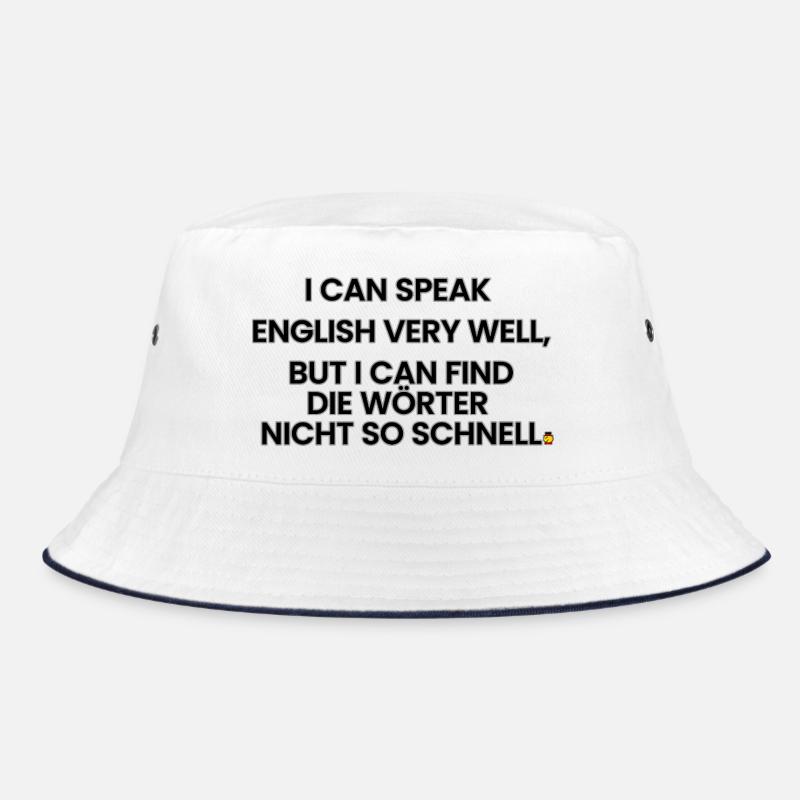 Englisch-Deutsch-Reim 1 (Ver. B) Bucket Hat