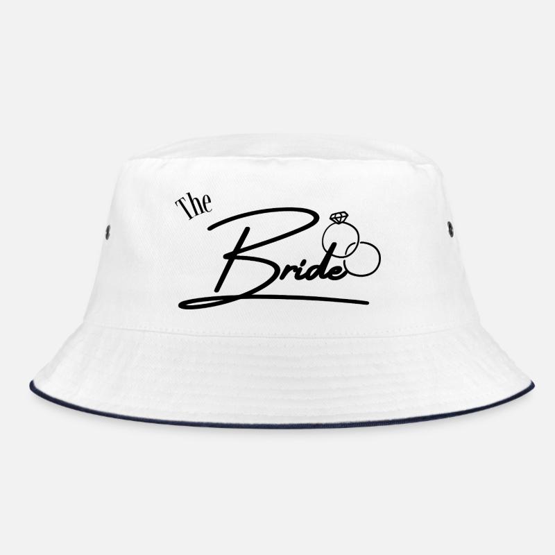 The Bride - Bucket Hat - Weiß/Navy