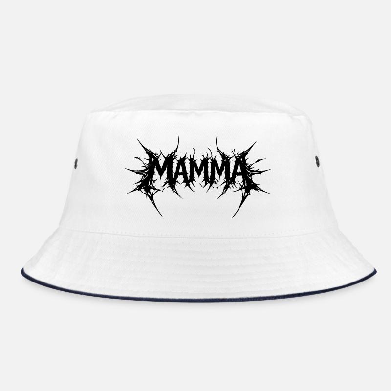 Mama! - Bucket Hat - Weiß/Navy