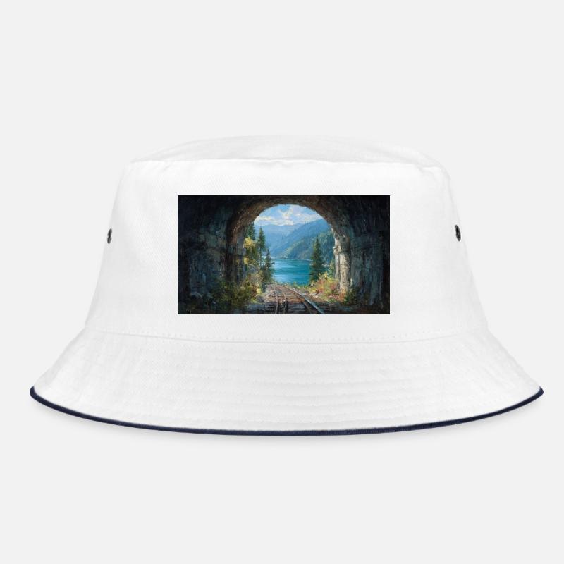 Cozy View at the Window Bucket Hat
