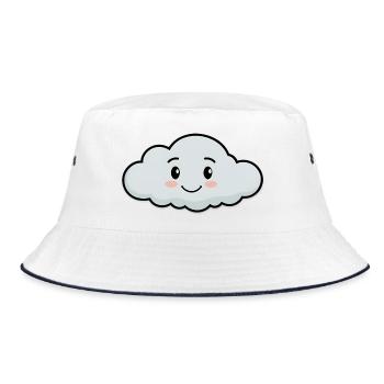 Mon ami nuage câlin - Bob - blanc/marine - Devant