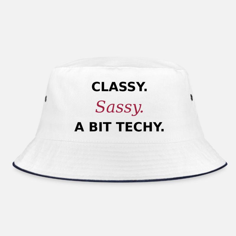 Classy Sassy Techy - Women in Tech Statement Bucket Hat