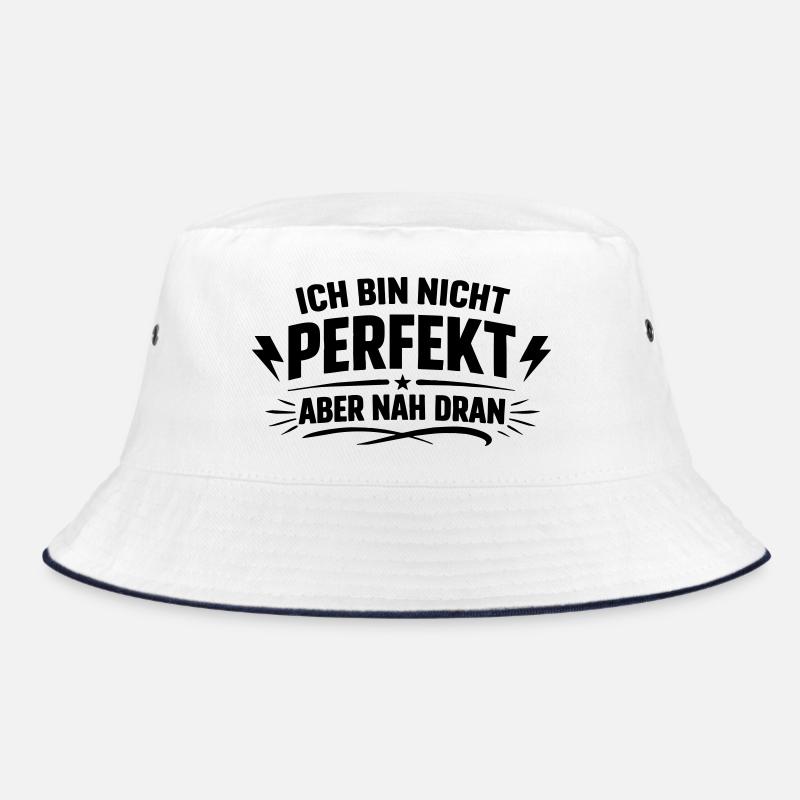 Ich bin nicht Perfekt Bucket Hat