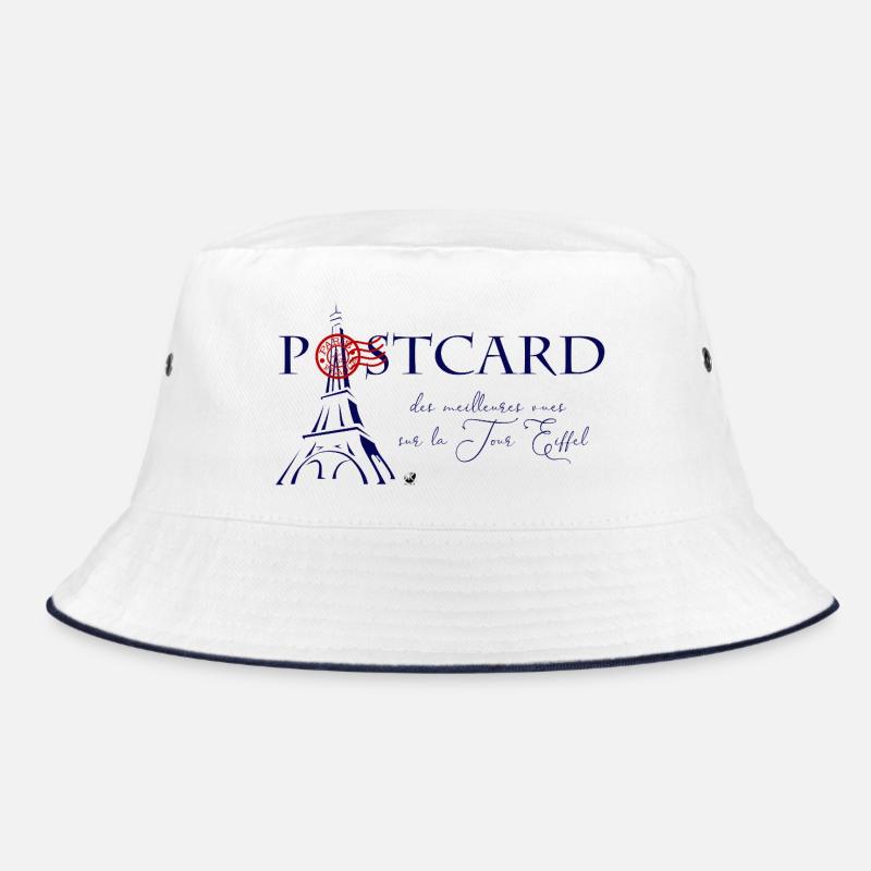 Eiffelturm Abbildung mit Inschrift Bucket Hat