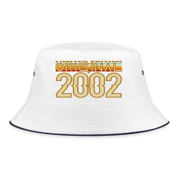 Original 2002 Retro Logo - Bucket Hat - white/navy - Front