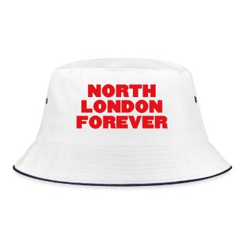 North London Forever - Bucket Hat - white/navy - Front