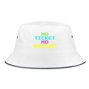 System Administrator Support Technical Support - Bucket Hat - white/navy - Front