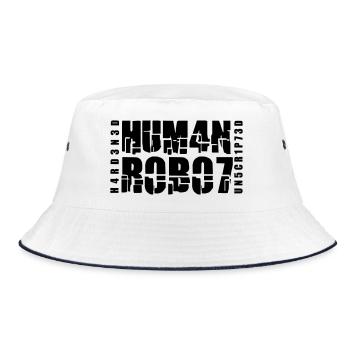 Robot humain endurci non scénarisé - Bob - blanc/marine - Devant
