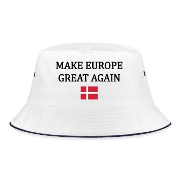 Rendre l’Europe Grande à Nouveau – Danemark - Bob - blanc/marine - Devant