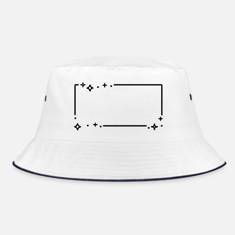 Sternchen Sterne Rahmen Bucket Hat
