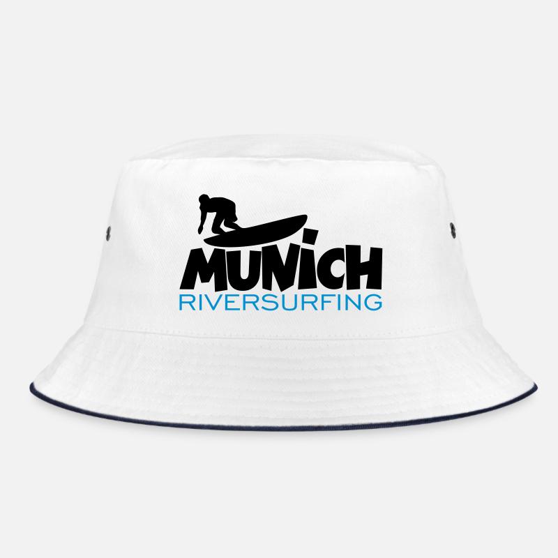 Munich Riversurfing München Surfer Bucket Hat