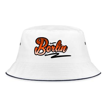 Berlin - Bucket Hat - white/navy - Front