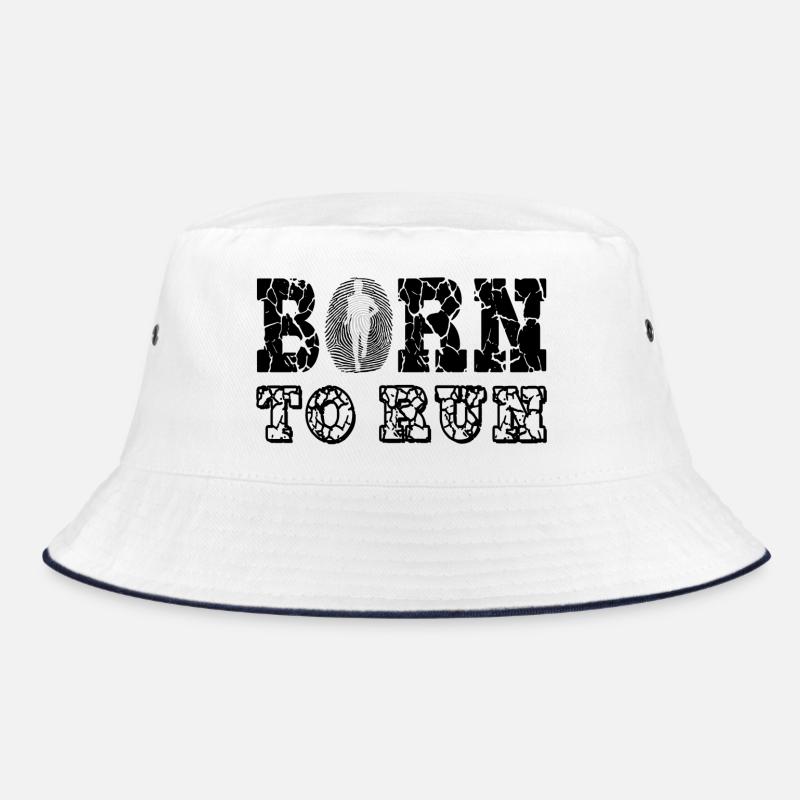 Runner - Bucket Hat - Weiß/Navy