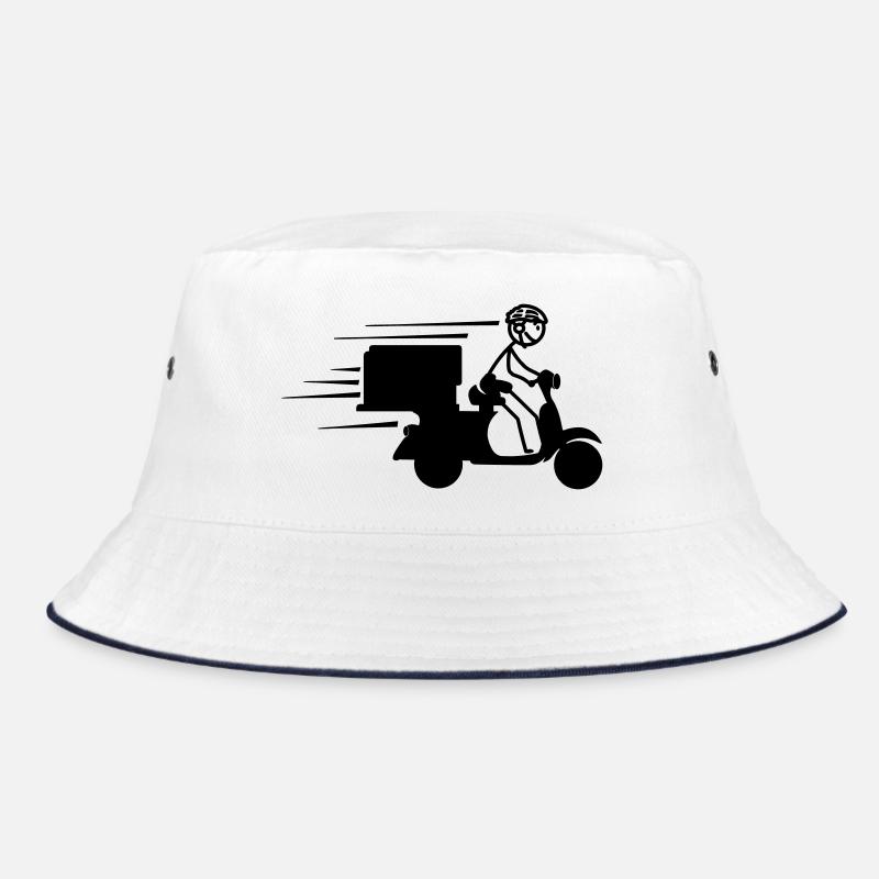 Scooter package or piza orders Delivery Bucket Hat