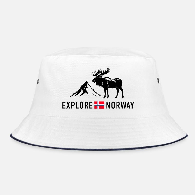 Explore Norway | Scandinavia Norway Mountains Nature Bucket Hat