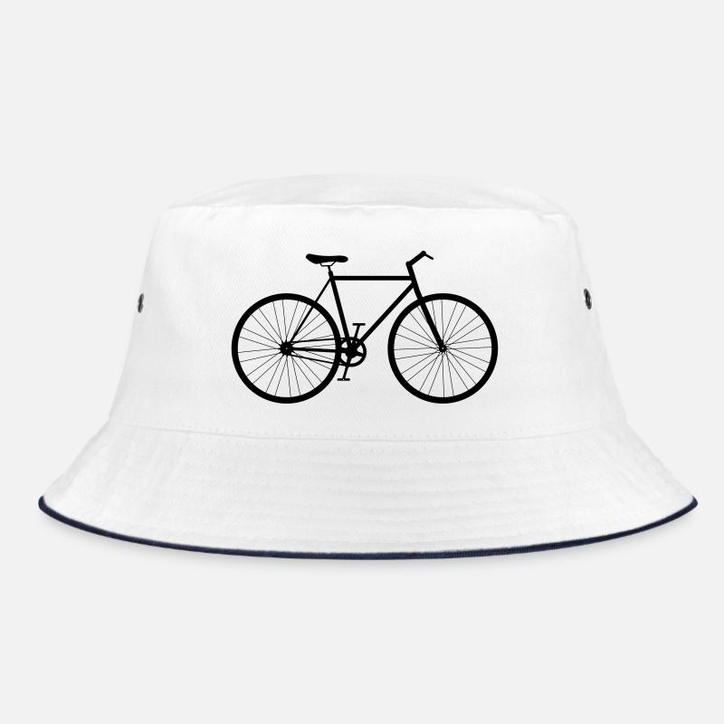 Fahrrad - Bucket Hat - Weiß/Navy