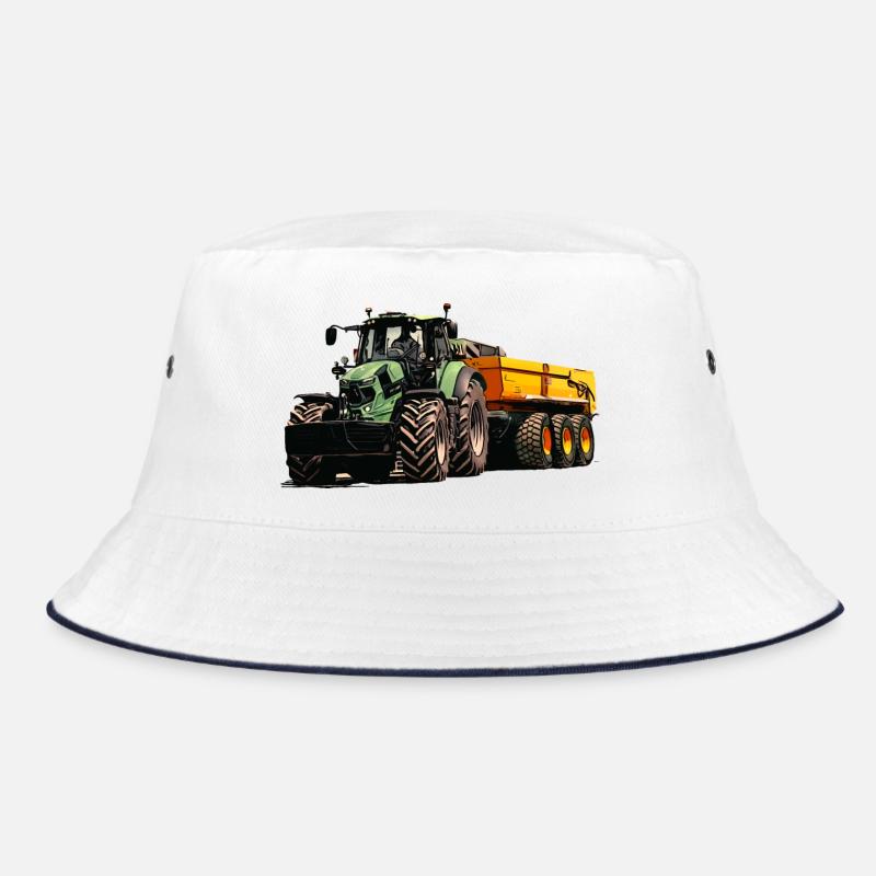 Deutz avec remorque benne Bob