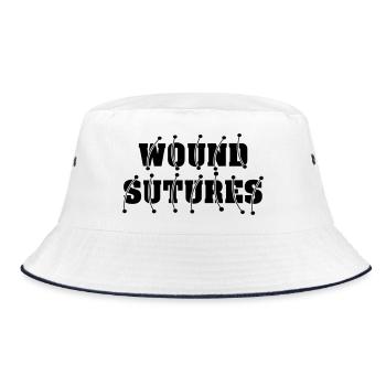Sutures de plaies - Bob - blanc/marine - Devant
