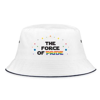 LGBT Pride Month - The Force of Pride - Bucket Hat - white/navy - Front