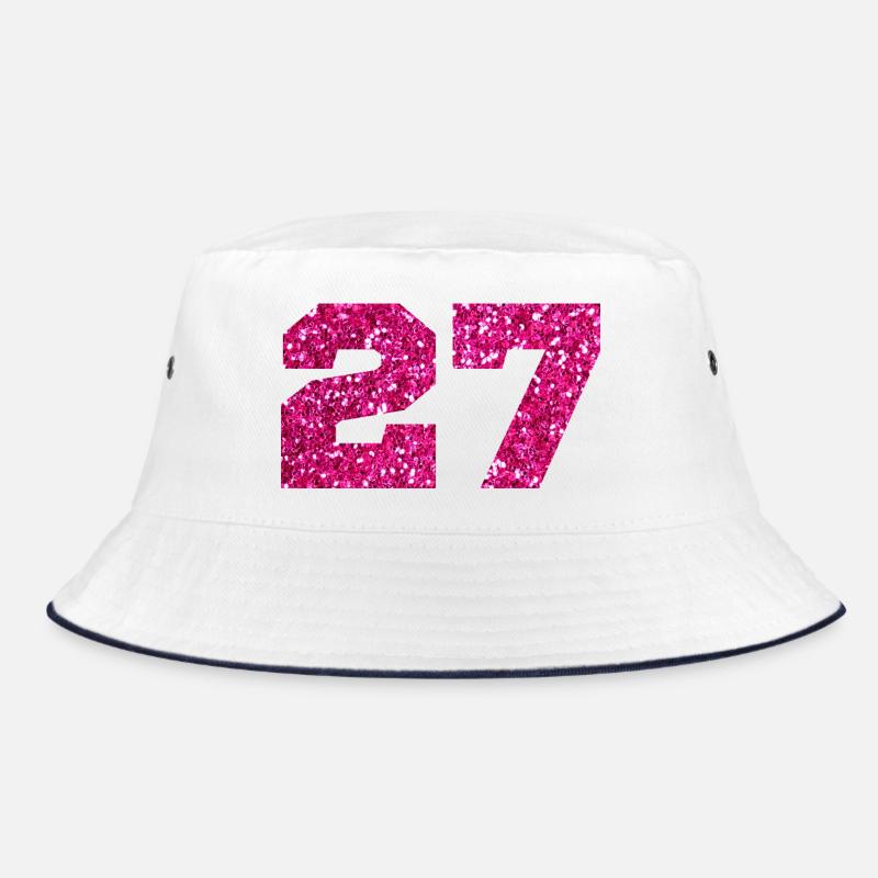 Nummer 27 Pink Glitter - 27. Geburtstag Bucket Hat