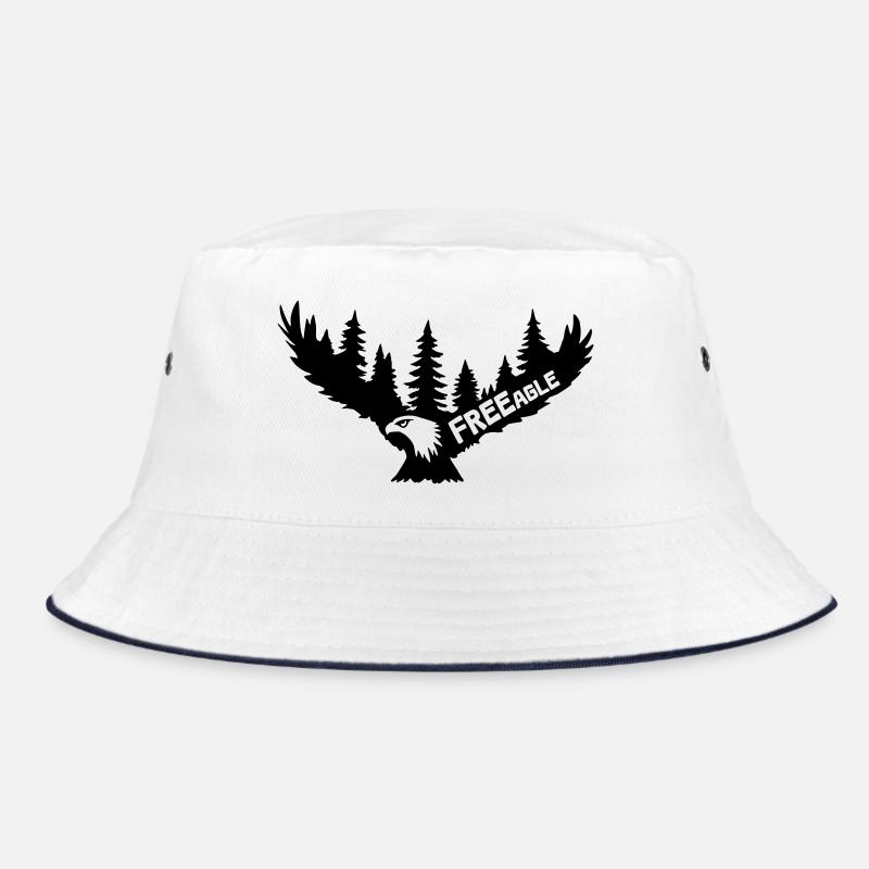 FREEagle - Flying Eagle [Black] Bucket Hat