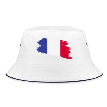 France - Bucket Hat - white/navy - Front