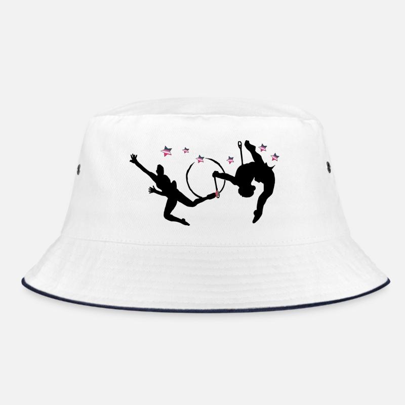 Rhythmic gymnastics with hoops Bucket Hat