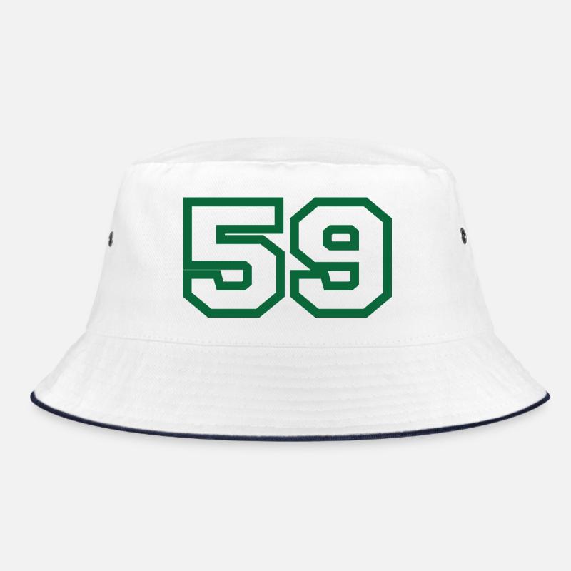 Number 59 green sport Bucket Hat