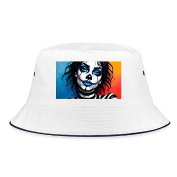 La Calavera Mystique - Bucket Hat - white/navy - Front