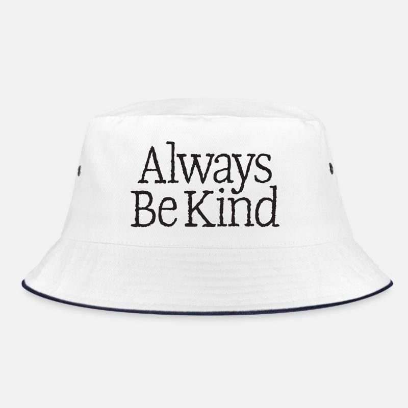 04th Always Be Kind - Bucket Hat - white/navy