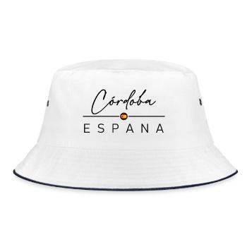 Spain - Córdoba - Cordoba - Spanien - Espana - Bucket Hat - Weiß/Navy - Vorne