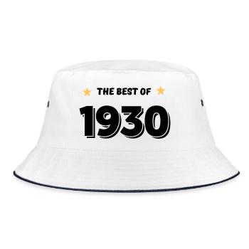 Das Beste von 1930 - Bucket Hat - Weiß/Navy - Vorne
