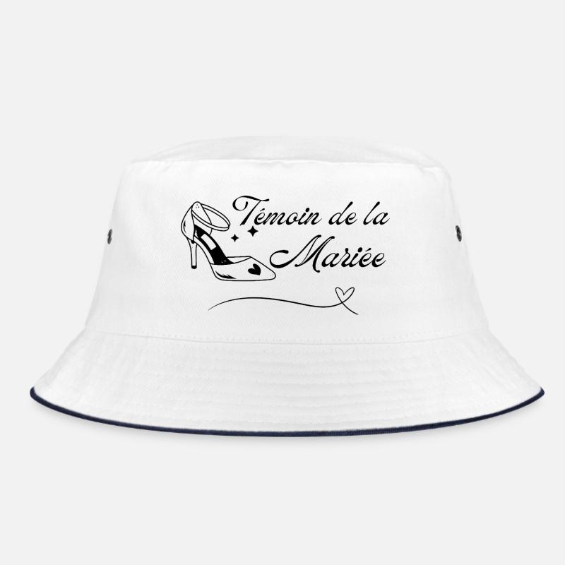 Témoin de la mariée - Bob - blanc/marine