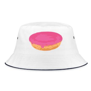 Casse-croûte : le gâteau rose de la cantine ! - Bob - blanc/marine - Devant