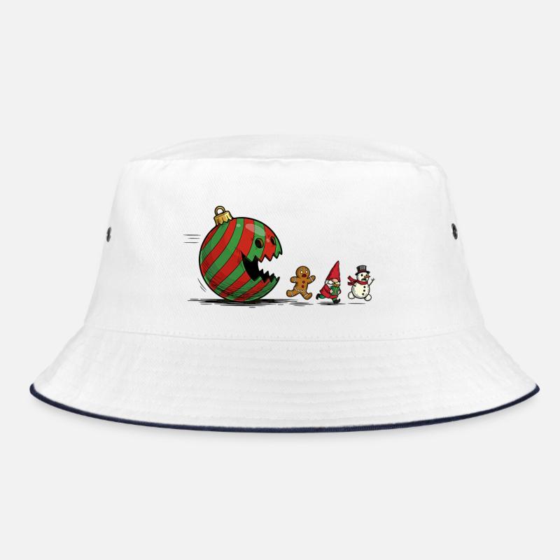 Verschlingende Weihnachtskugel Ornament Bucket Hat