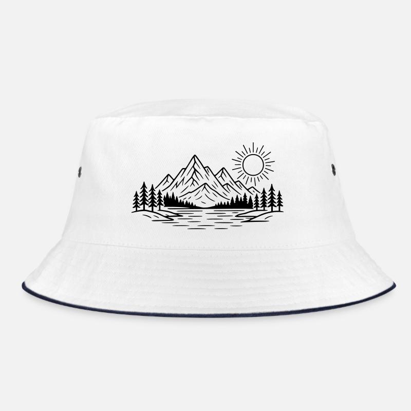 Berge Natur Wald Bucket Hat