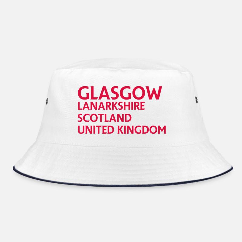 Glasgow – Scotland Textdesign Bucket Hat