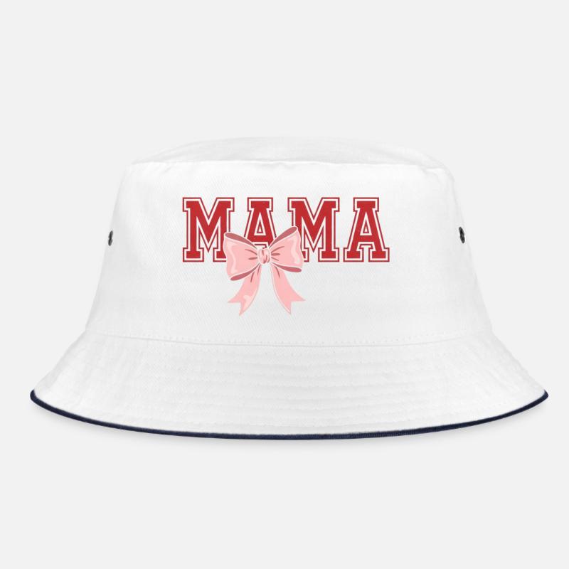 Mama Schleife – Klassisches Mama Typo Design Bucket Hat